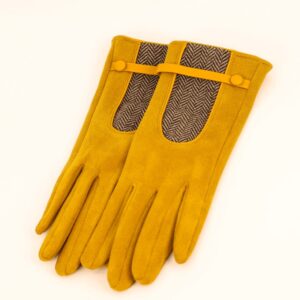 Powder Gloves Mustard