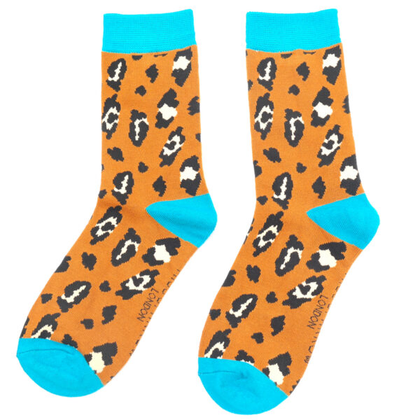 Miss Sparrow Leopard Spot Socks